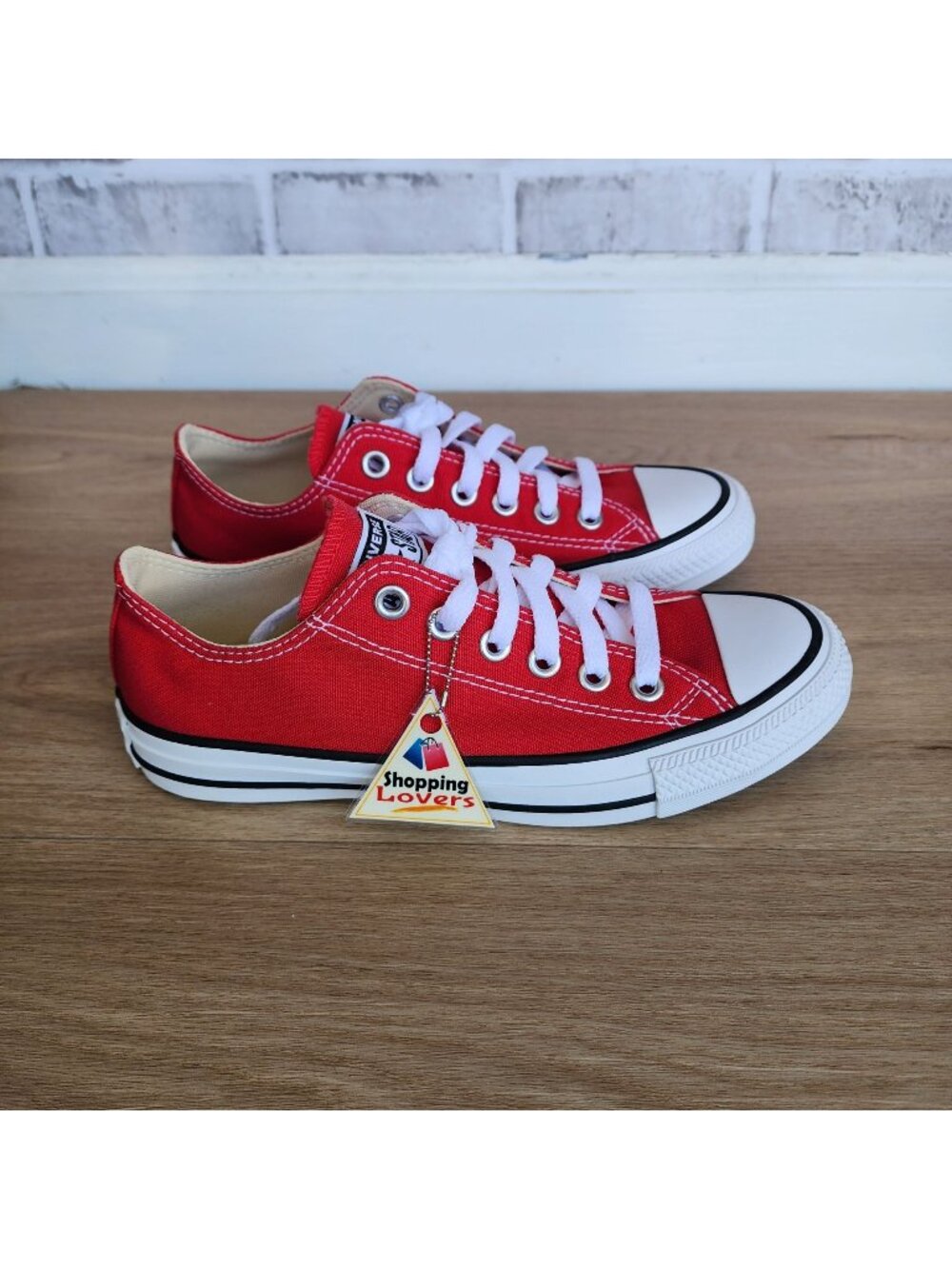 ⭐Converse Chuck Taylor All Star Low Size 4.5 Men's shoes Sneakers Red M9696C